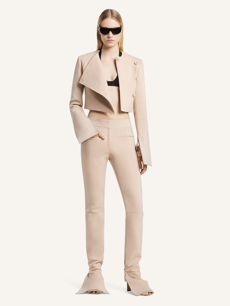 courrèges POLYWOOL BOOTCUT PANTS outlook