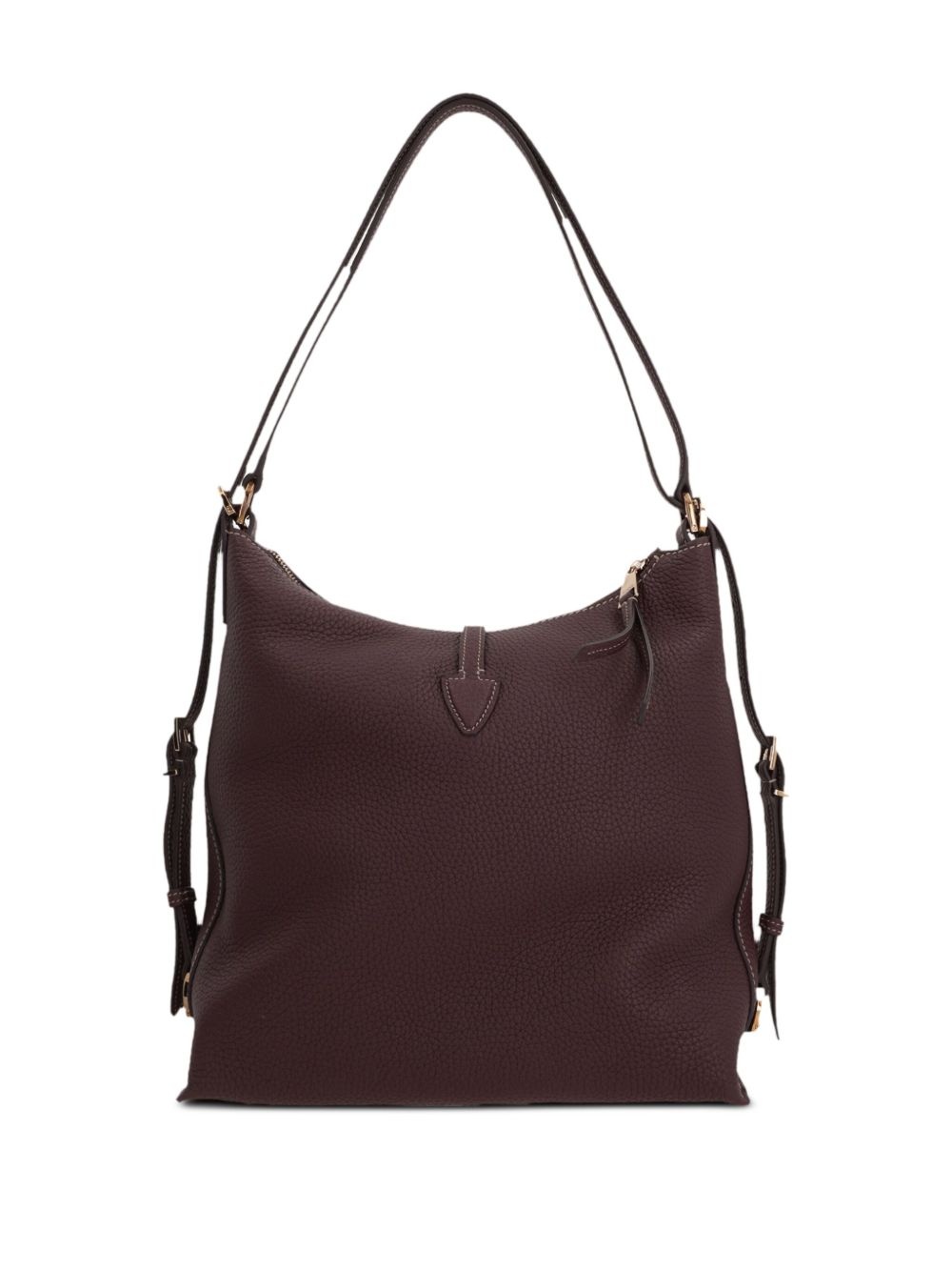 T Timeless grained leather shoulder bag - 2