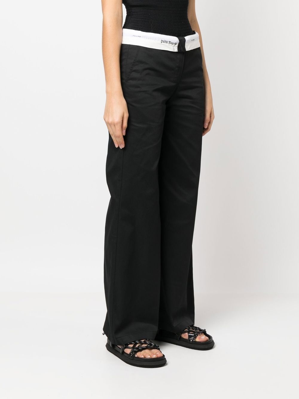 reversed waistband trousers - 3