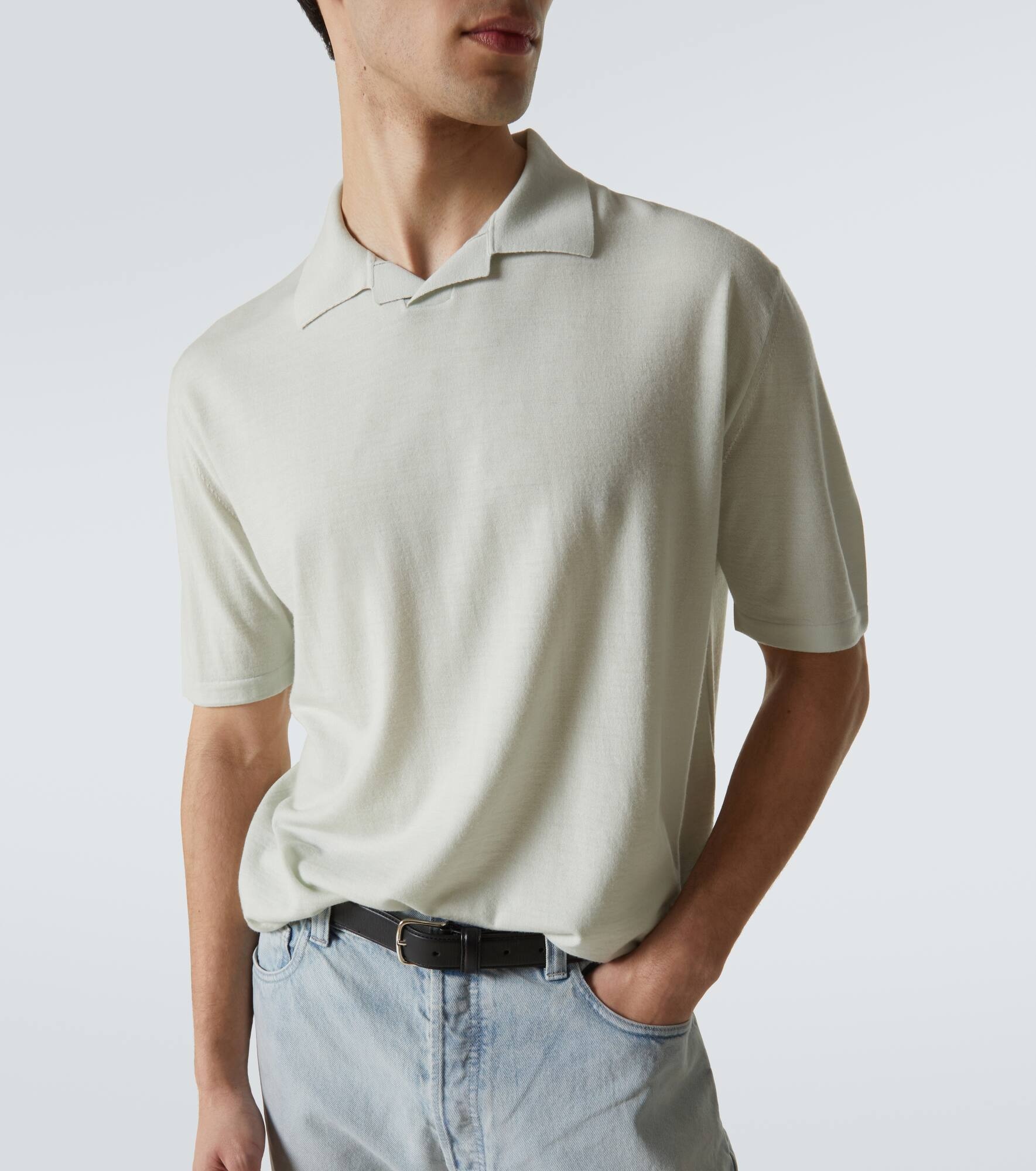 Mauro knitted virgin wool top - 5