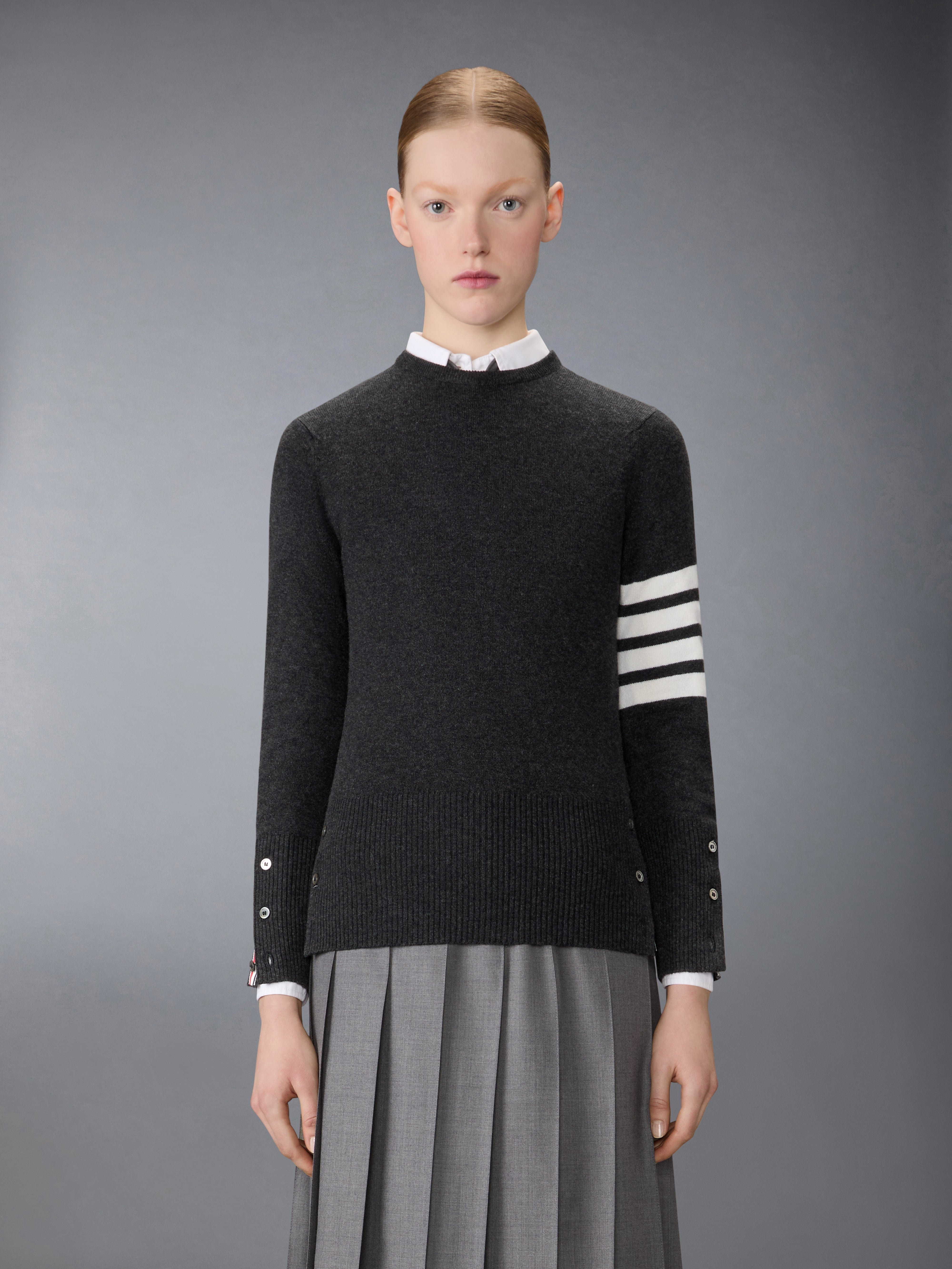 CLASSIC CASHMERE 4-BAR PULLOVER - 2