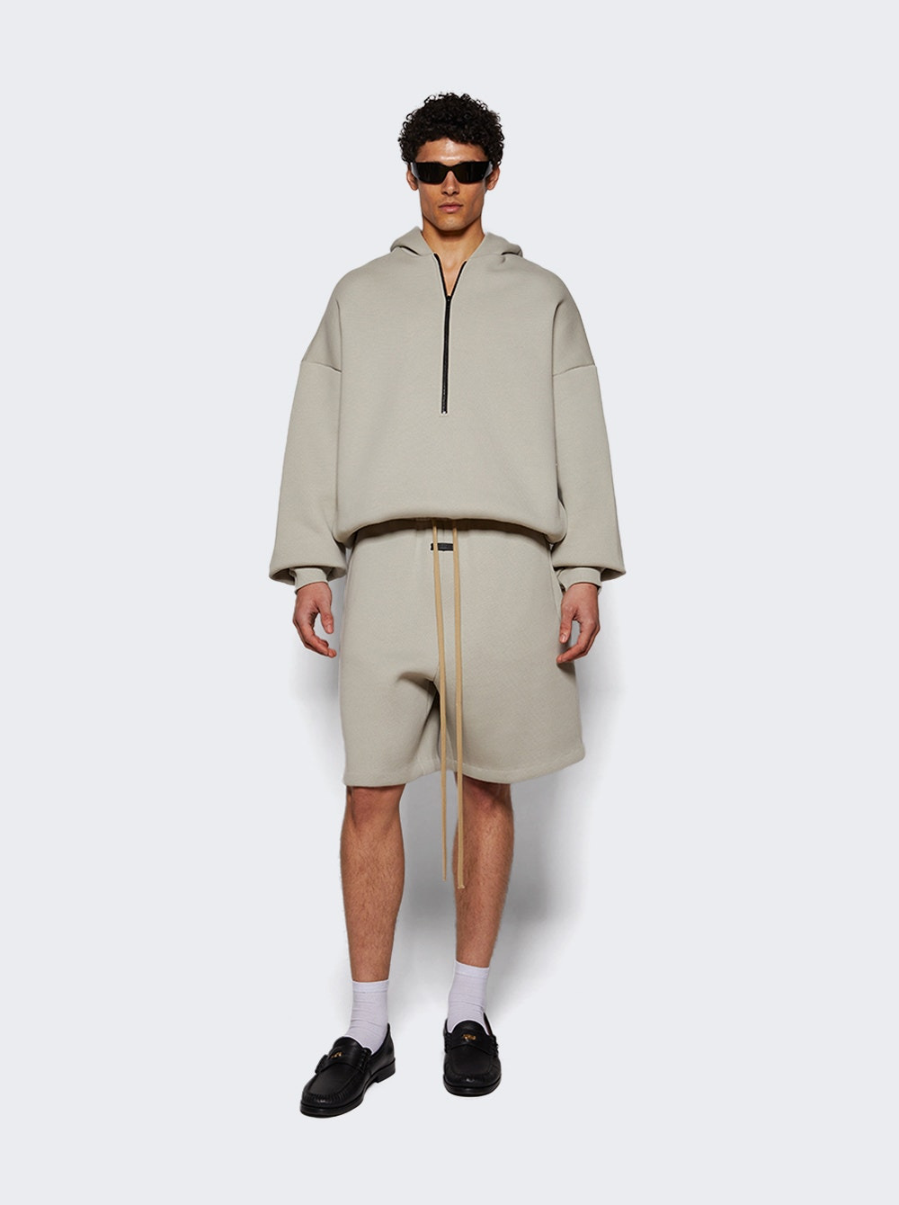Eternal Half Zip Hoodie Dove Grey - 5