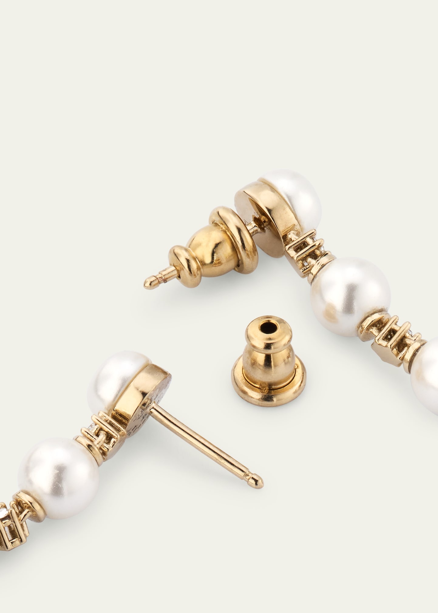 Pearly Skull Drop Earrings - 4