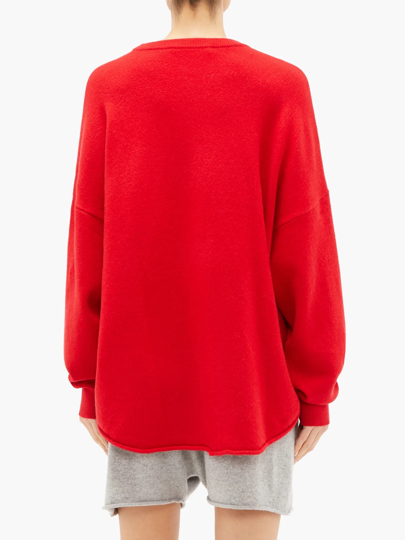 No. 53 Crew Hop stretch-cashmere sweater - 5