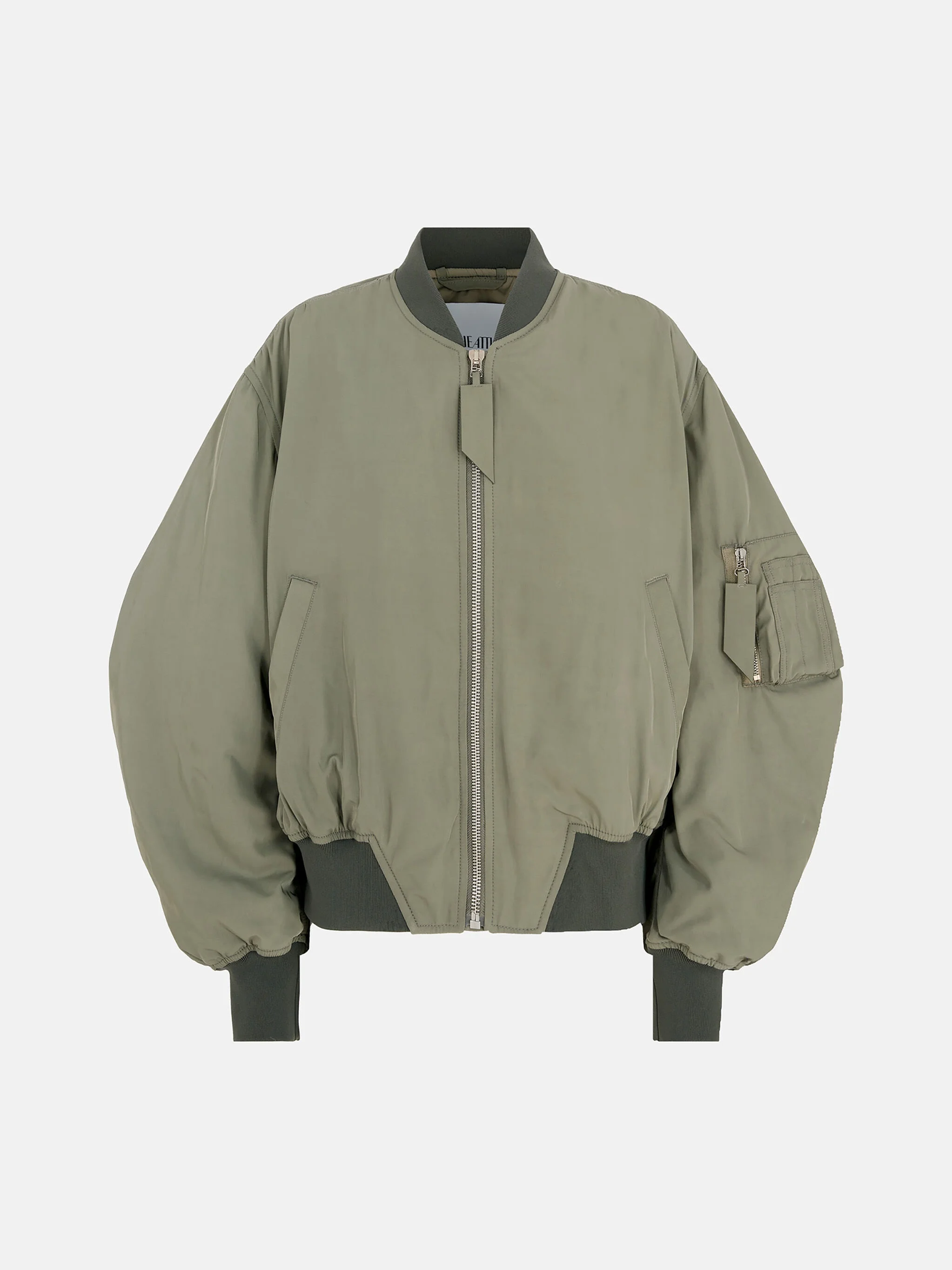 "ANJA'' MILITARY GREEN BOMBER - 1