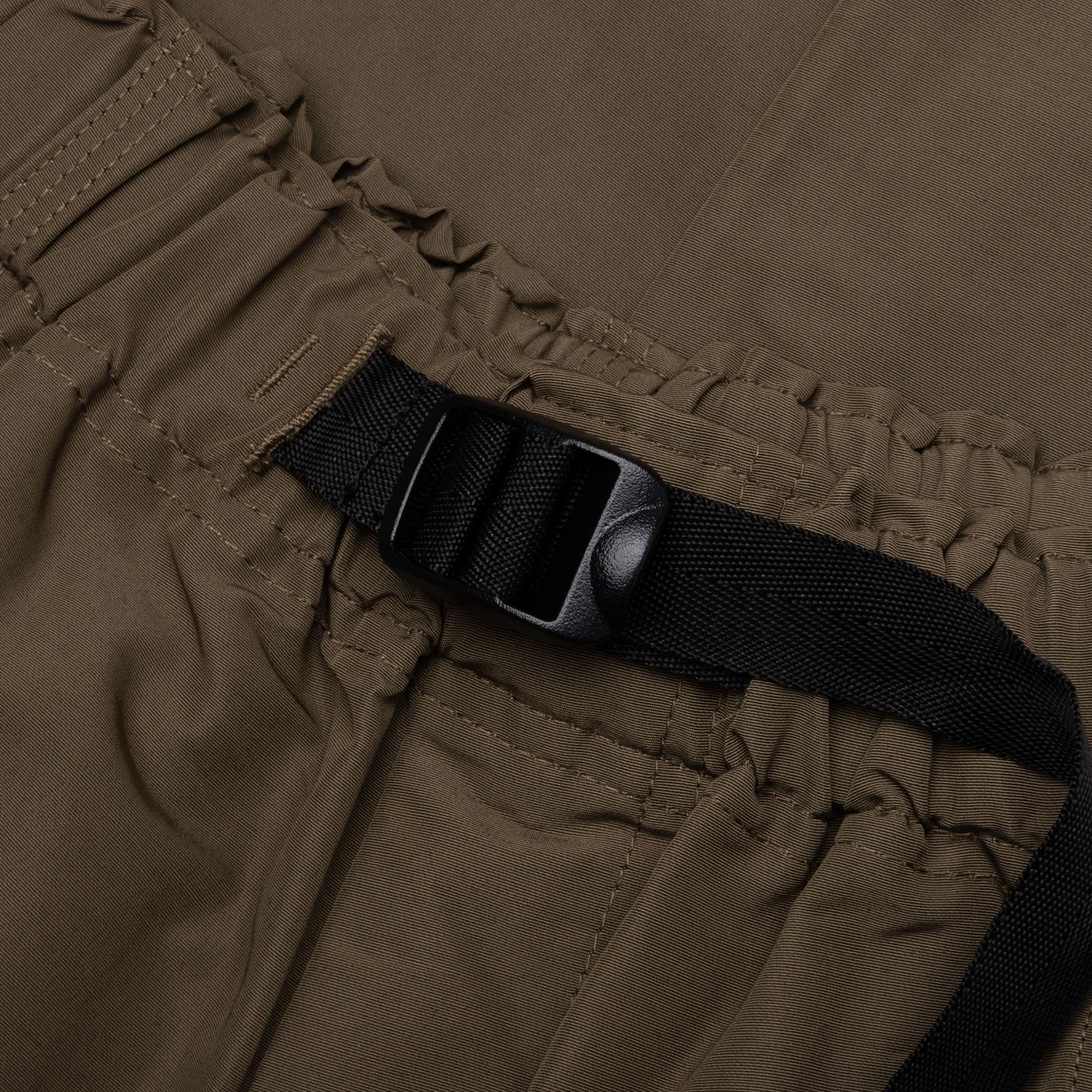 BELTED C.S. GROSGRAIN PANT - OLIVE - 3