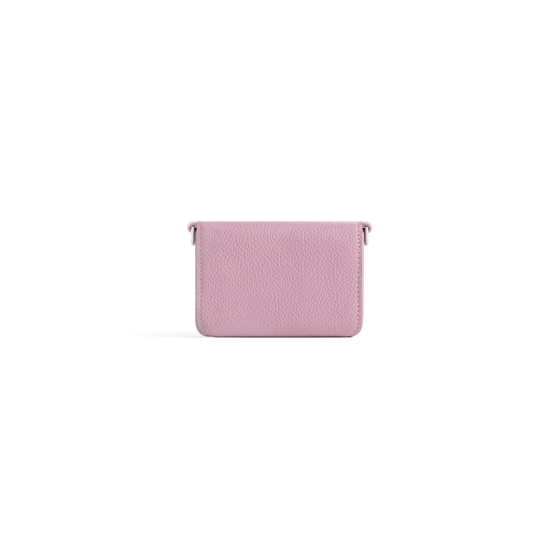 Women's Cash Mini Wallet On Chain  in Pink - 2