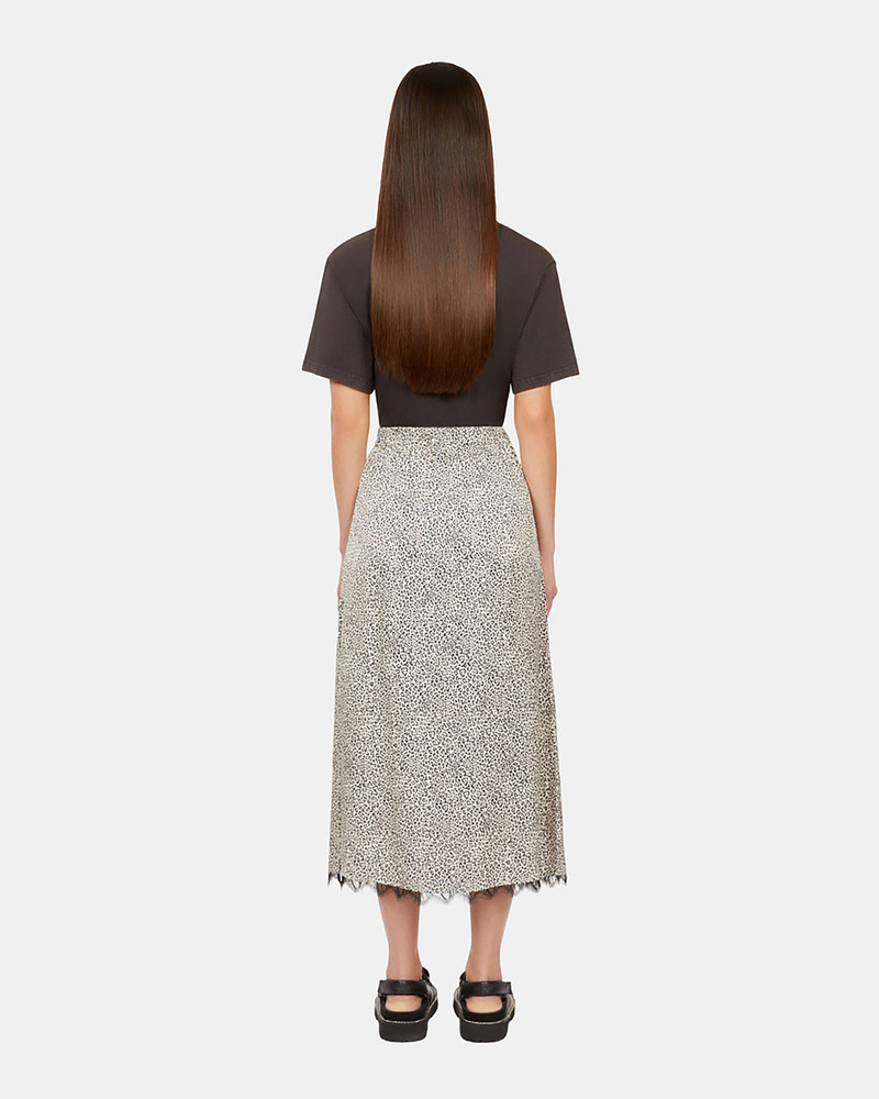 LONG PRINTED SKIRT 5