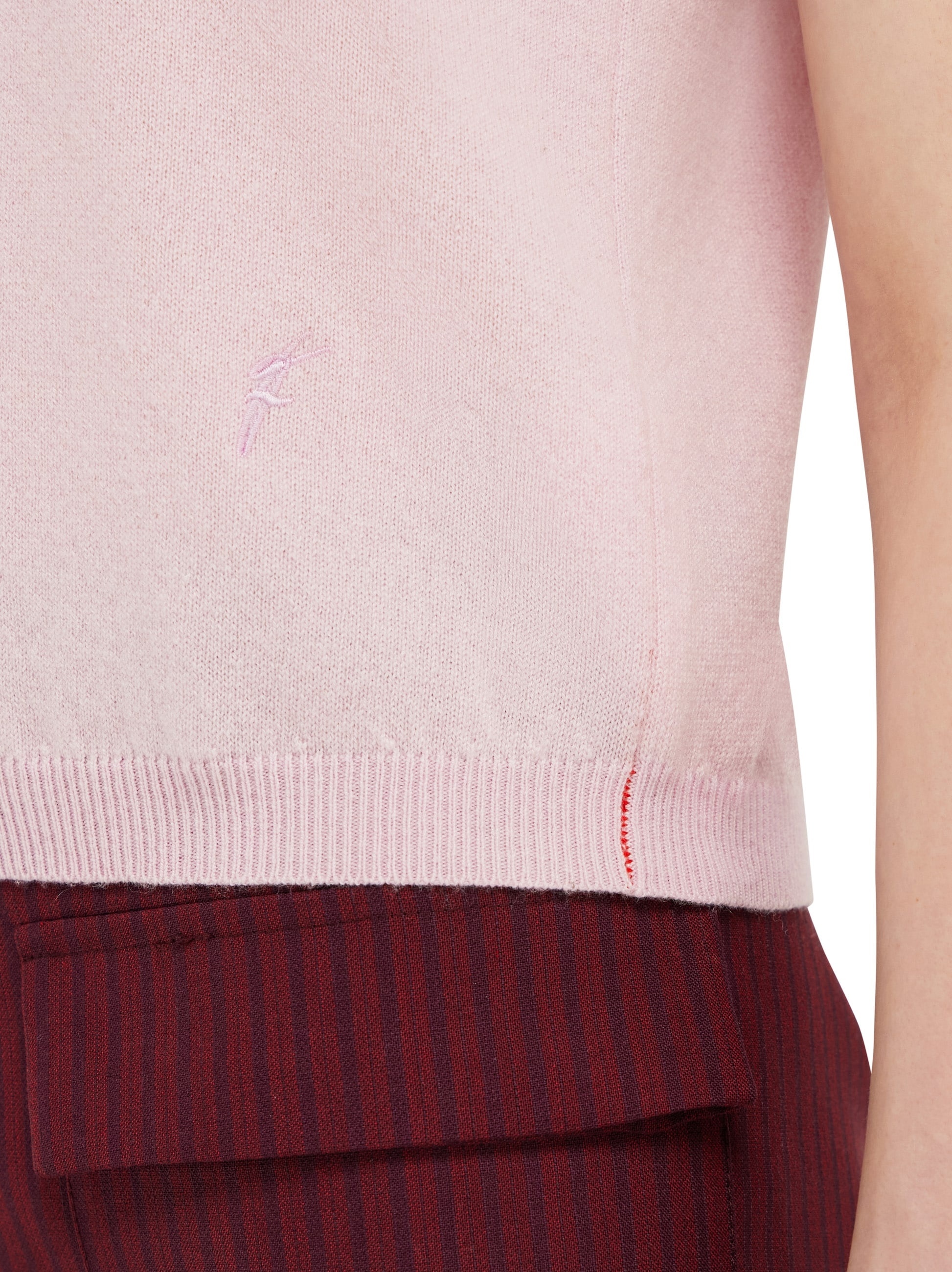 Sleeveless cashmere gilet - 5