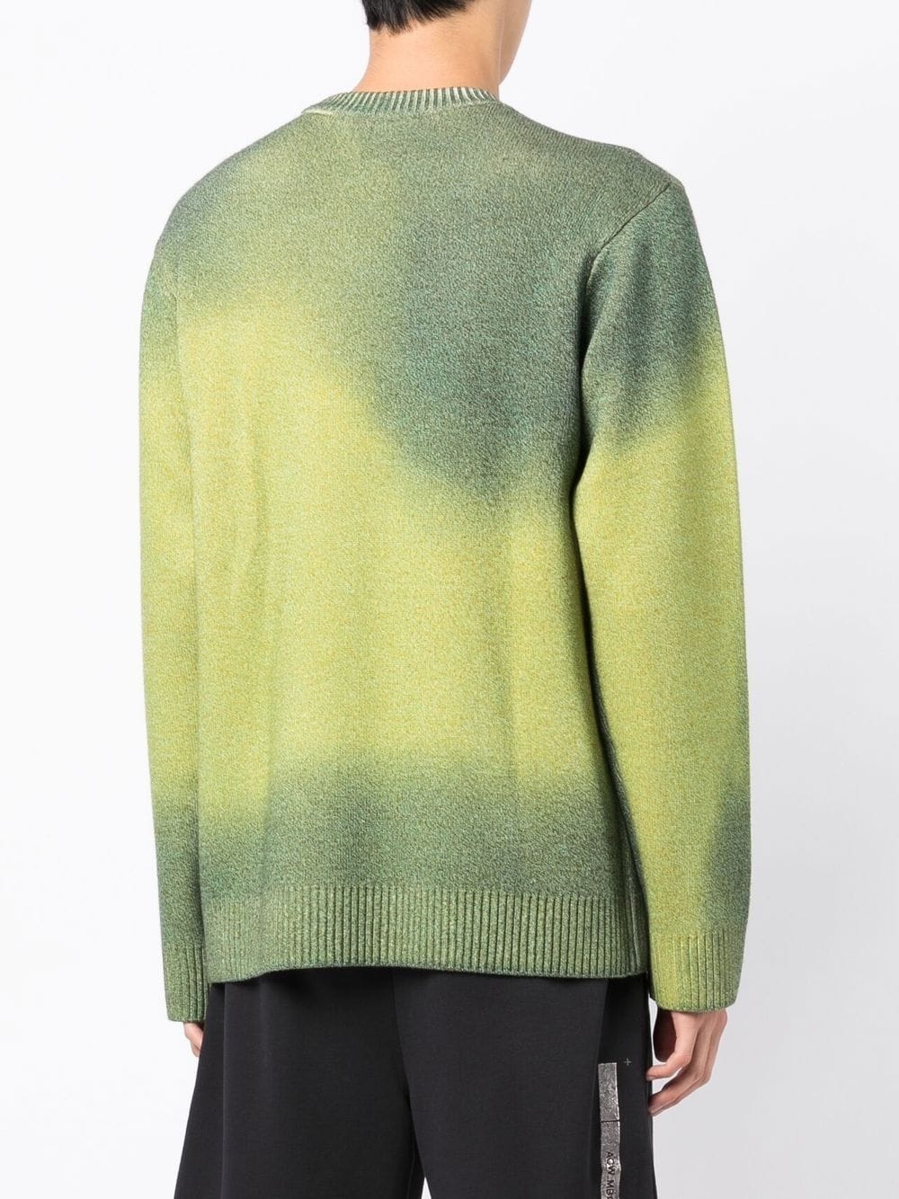 two-tone knit jumper - 4