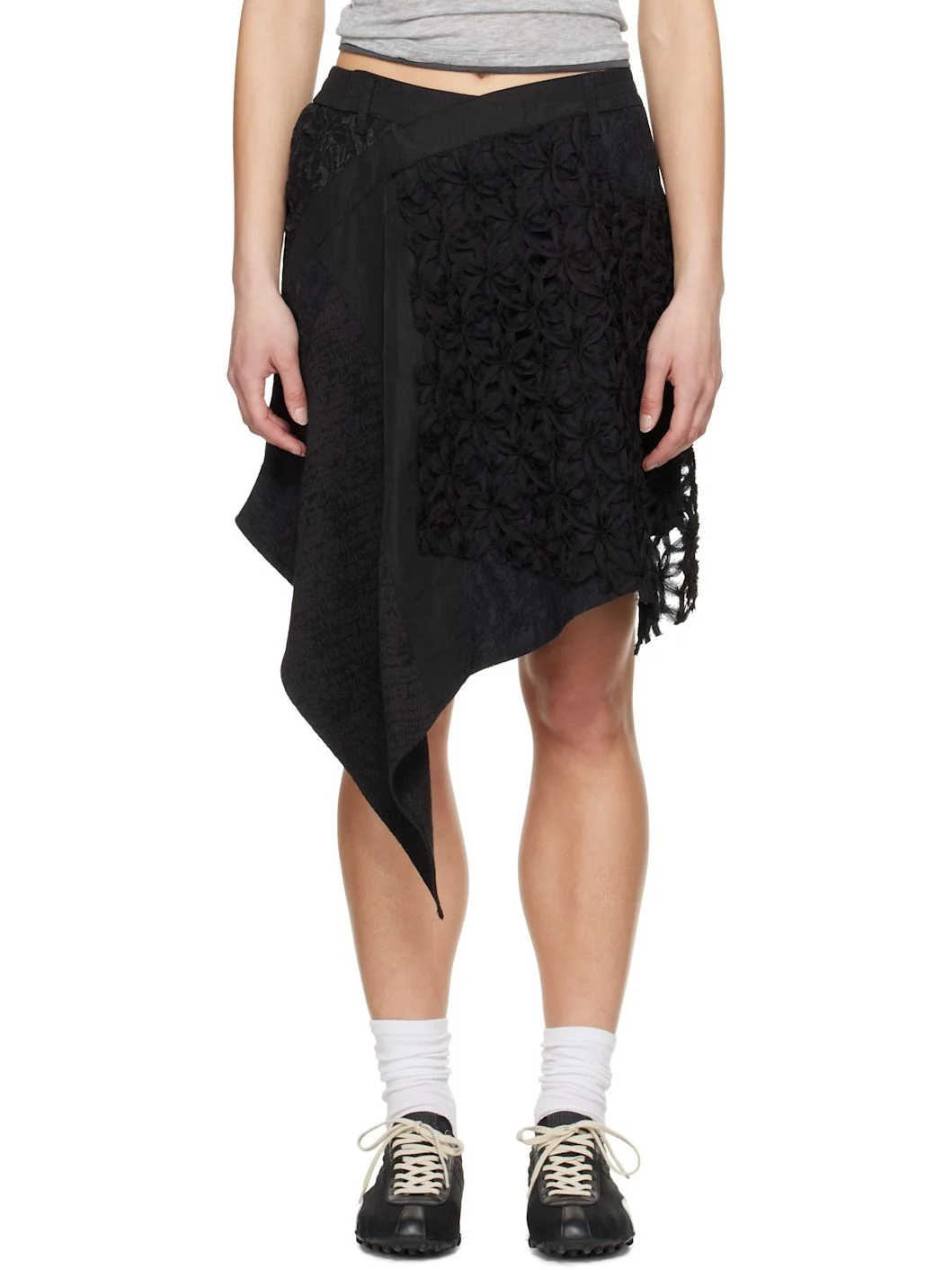 Black Medium Miniskirt - 1