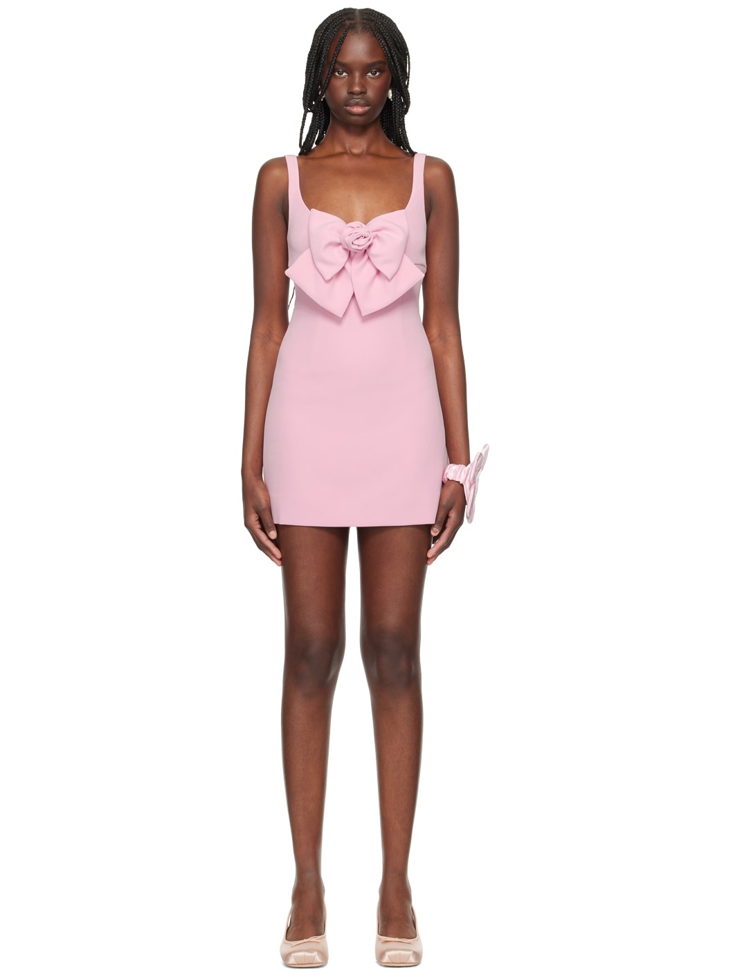 SSENSE Exclusive Pink Arden Minidress - 1
