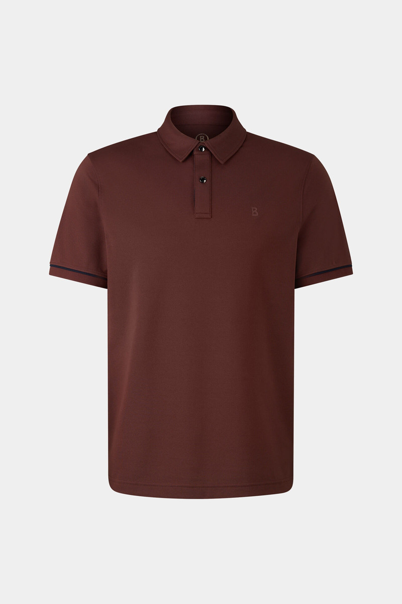 Timo polo shirt in Wine red 1