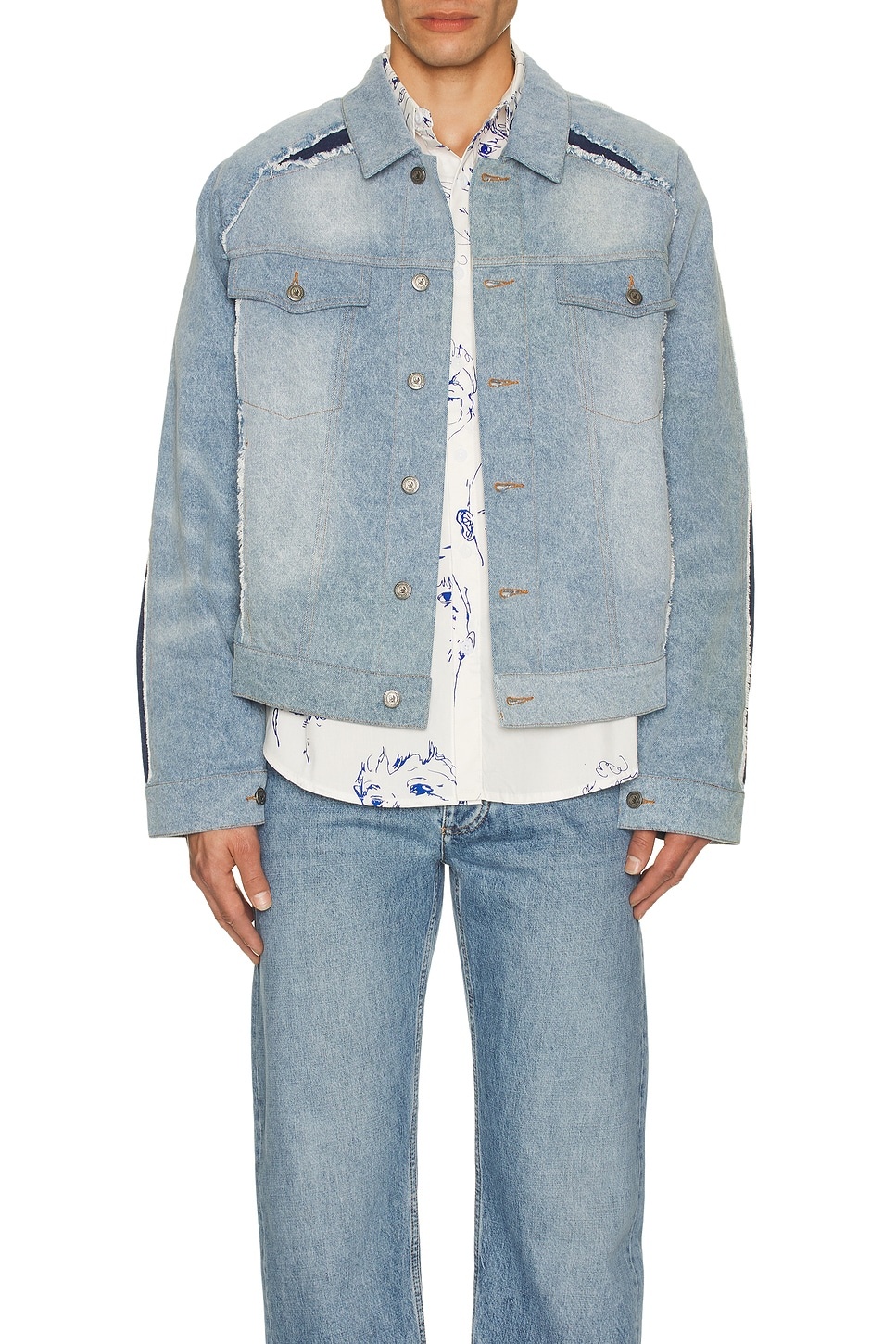KidSuper x Ronaldinho Denim Jersey Jacket | REVERSIBLE