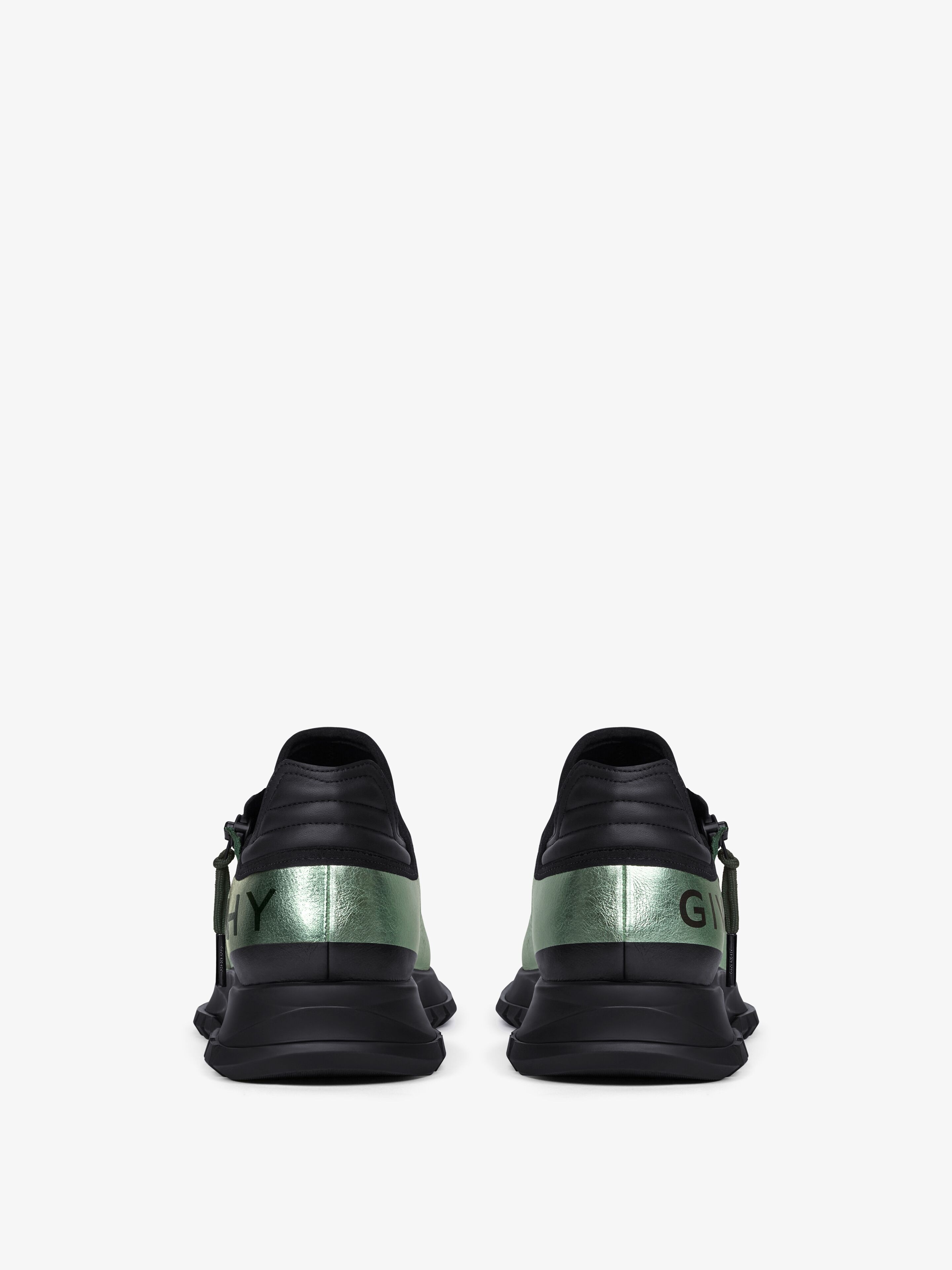 SPECTRE RUNNER SNEAKERS IN LAMINATED LEATHER WITH ZIP - 7