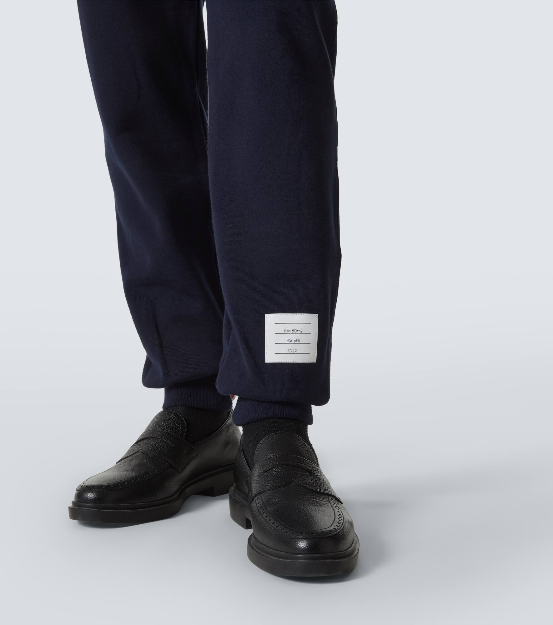 4-Bar cotton sweatpants - 6
