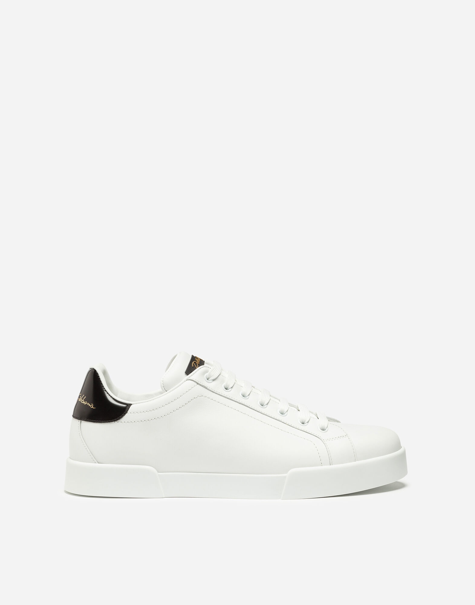 Leather Portofino sneakers - Men - 1