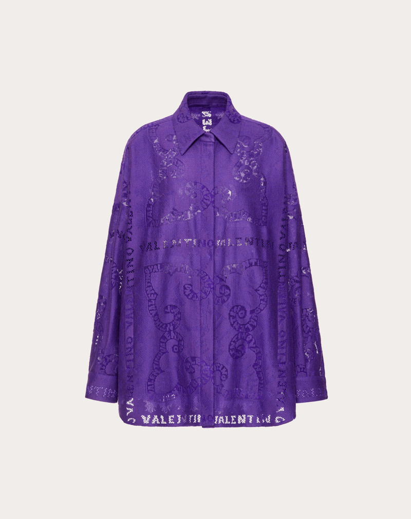COTTON GUIPURE LACE OVERSHIRT 1
