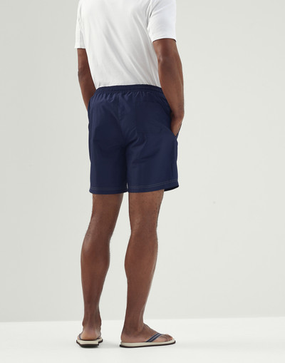 Brunello Cucinelli Swim shorts with contrast stitching outlook