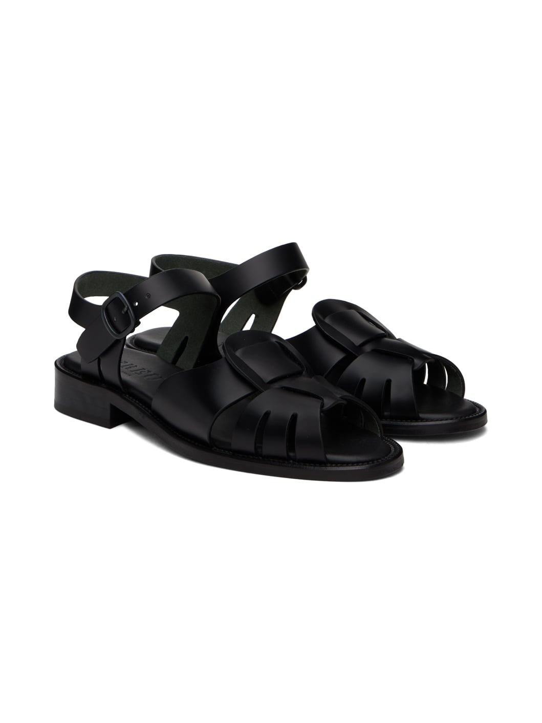 Black Ancora Fisherman Sandals - 4