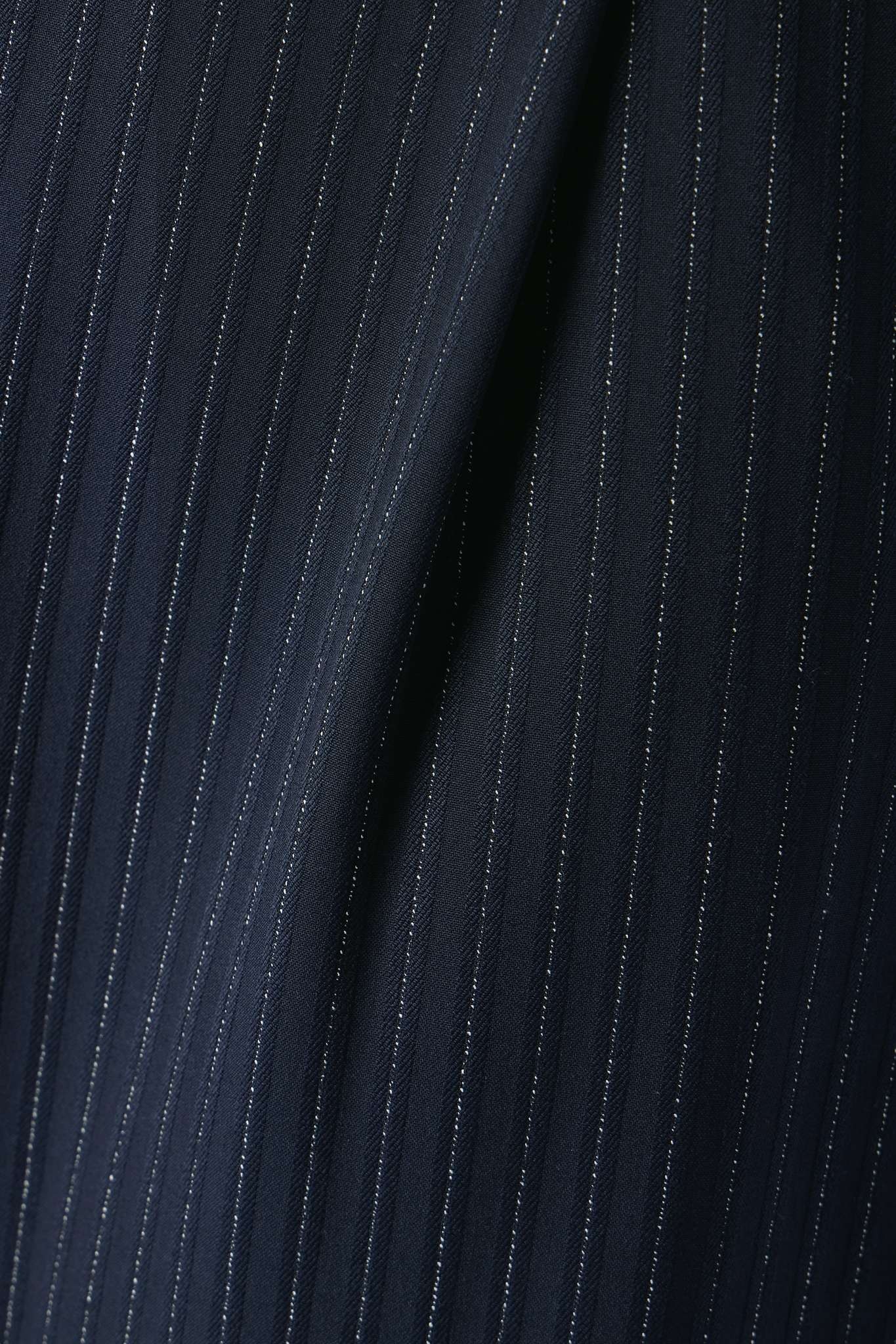 Heyser pleated metallic pinstriped twill wide-leg pants - 4