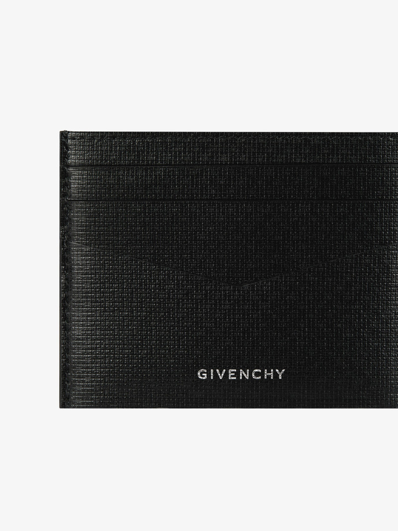 Givenchy GIVENCHY CARD HOLDER IN 4G CLASSIC LEATHER outlook