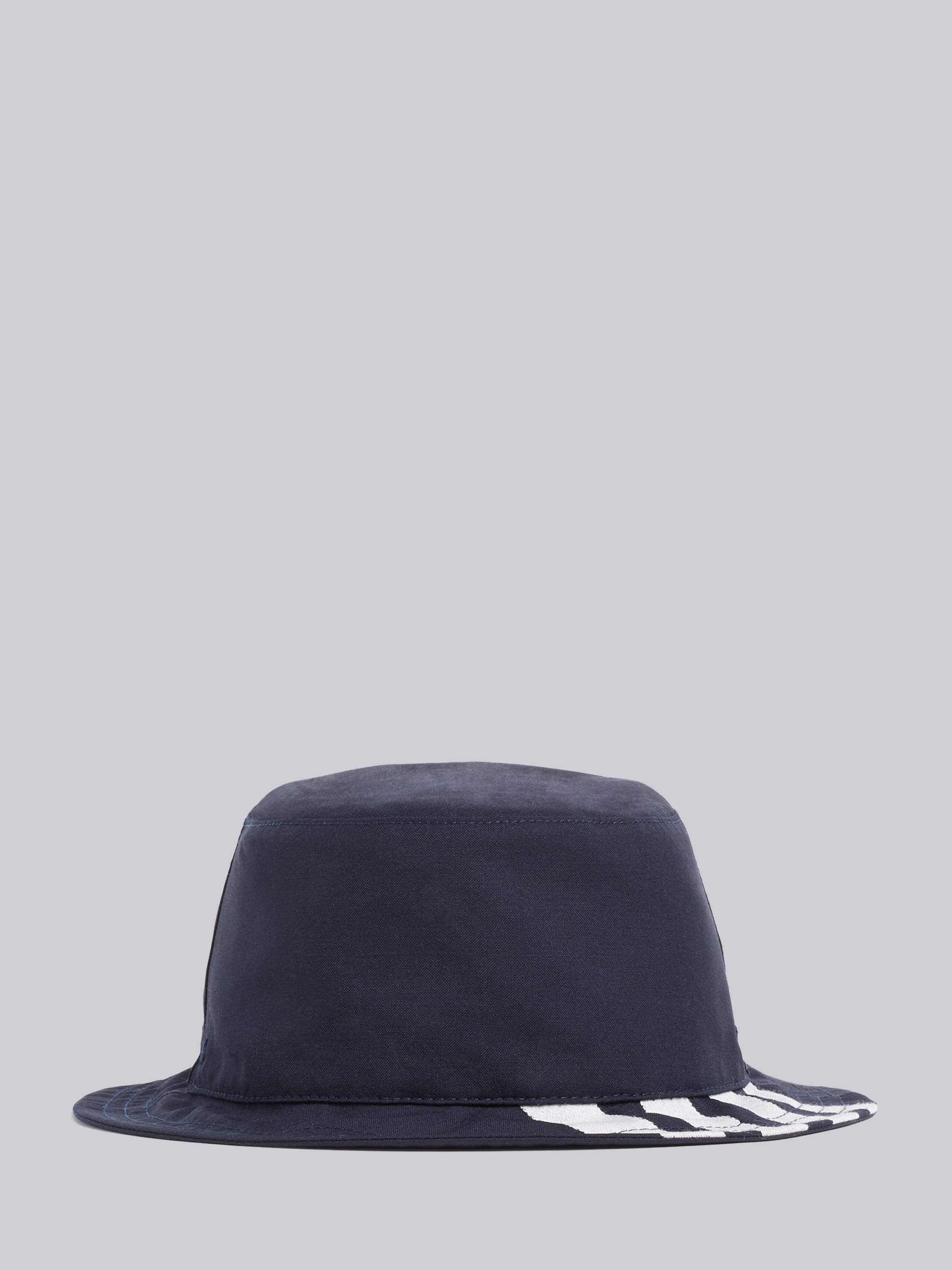 Navy Classic 4-Bar Bucket Hat - 1