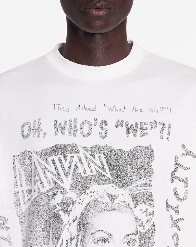 LANVIN X FUTURE UNISEX LOOSE-FIT PRINTED T-SHIRT 5
