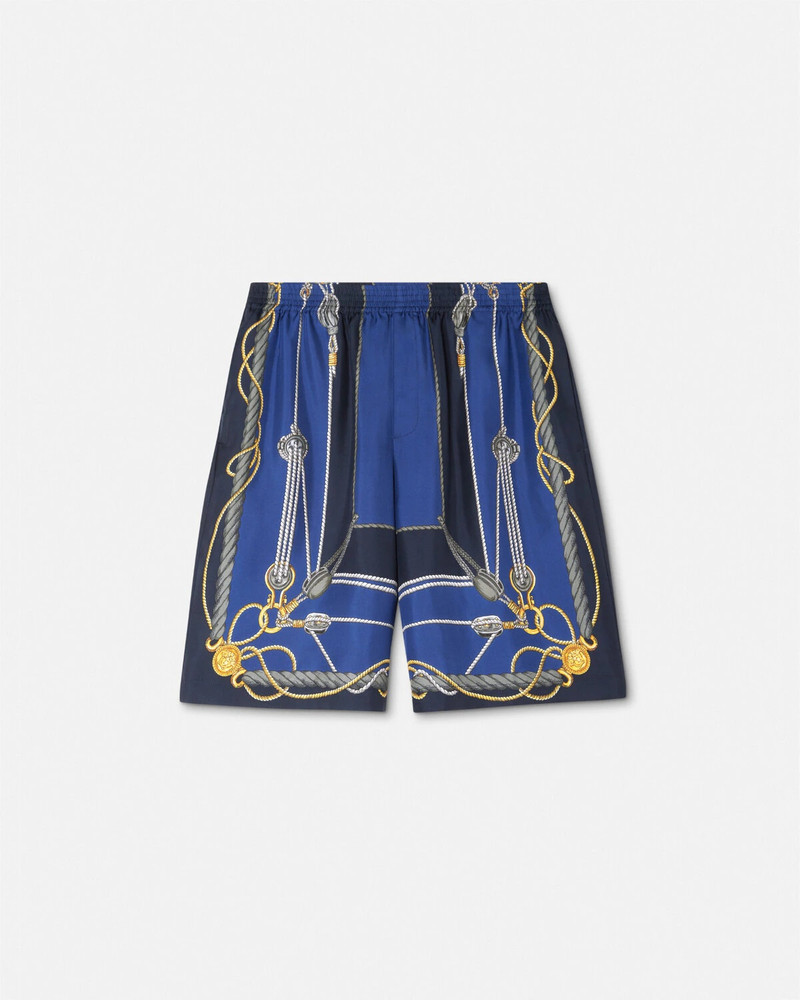 Versace Nautical Silk Shorts - 1