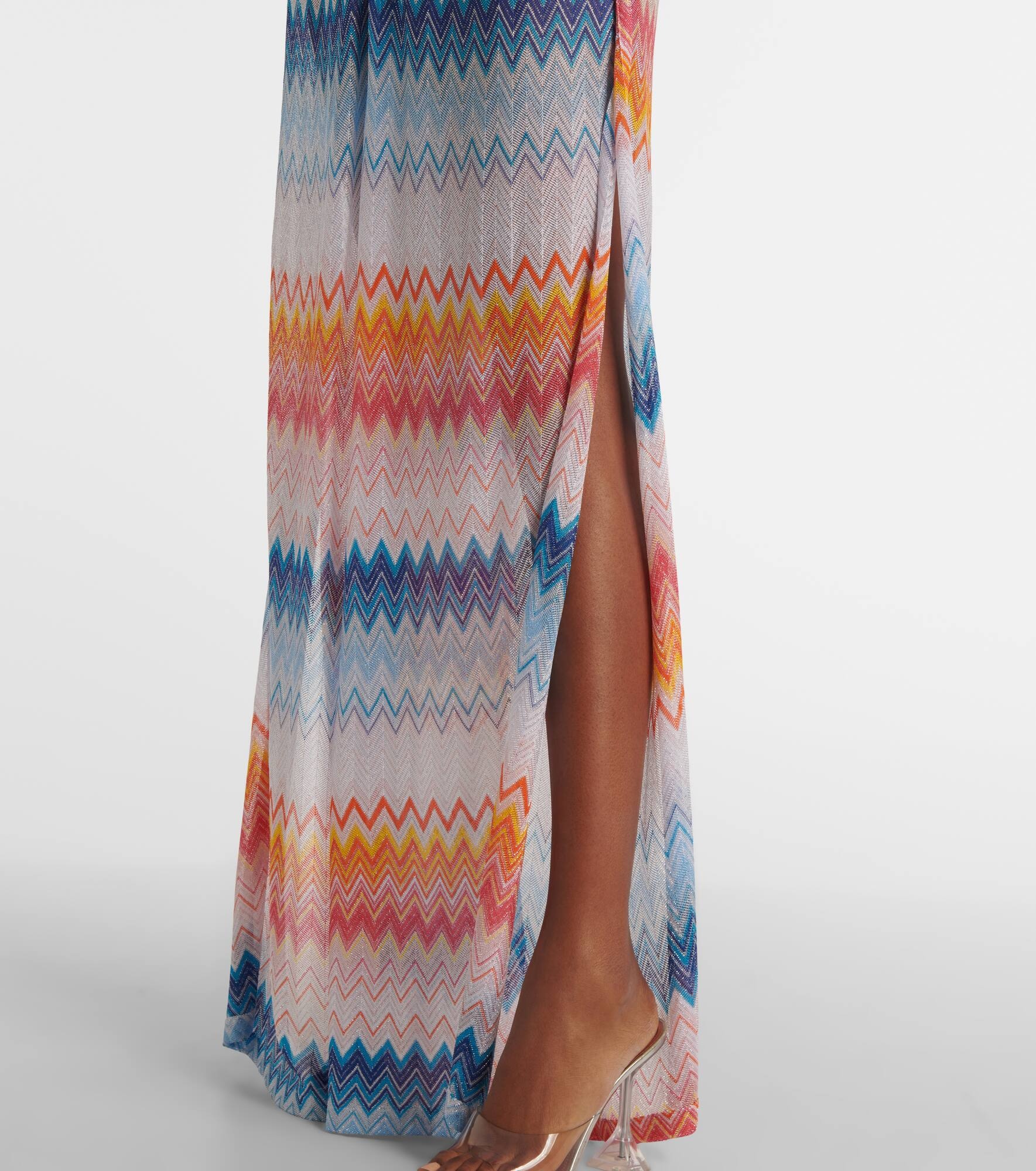 Zig Zag wide-leg pants - 5