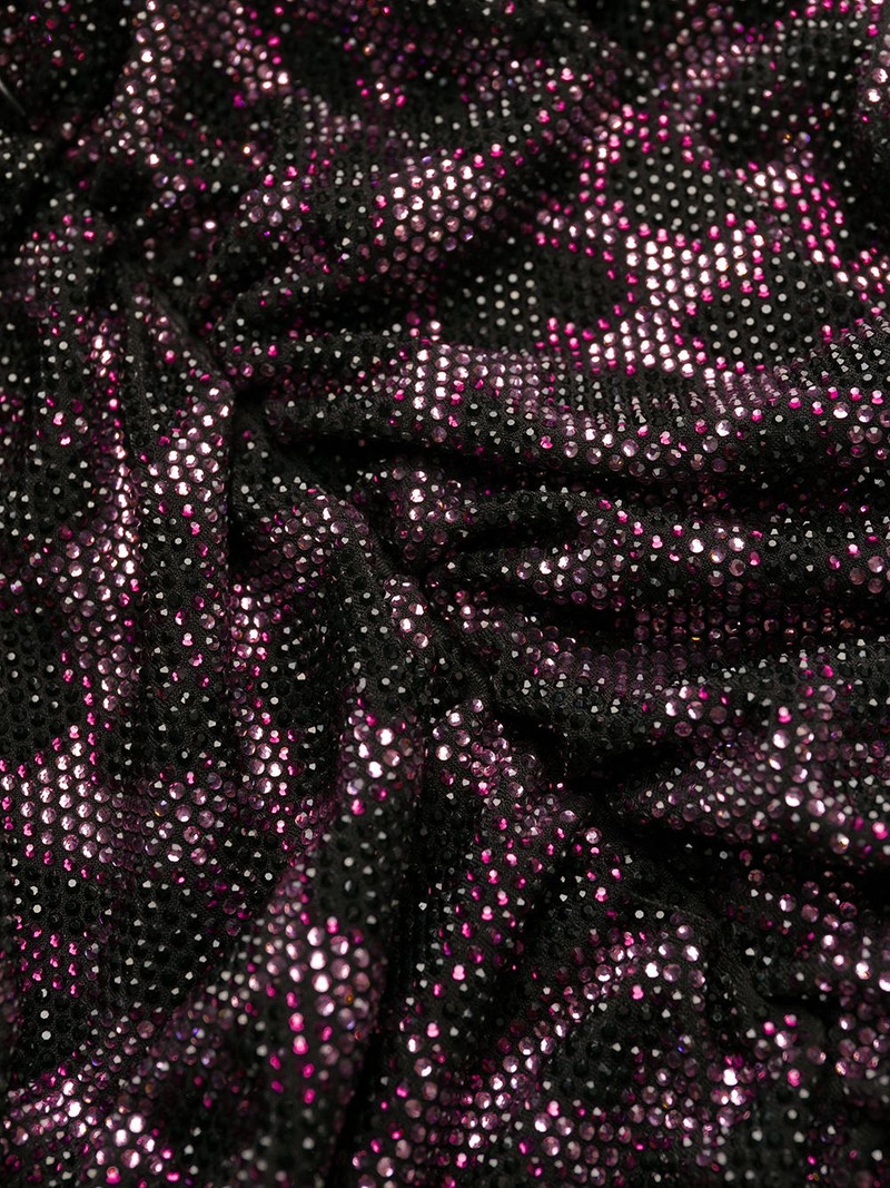 metallic print dress 7