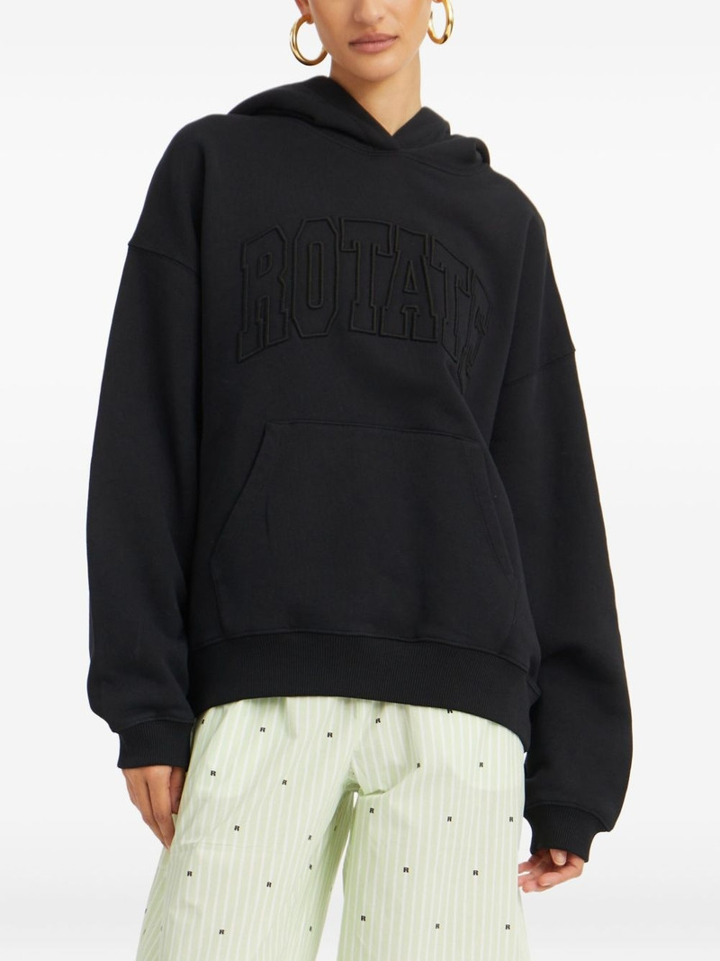 ROTATE embroidered logo hoodie outlook