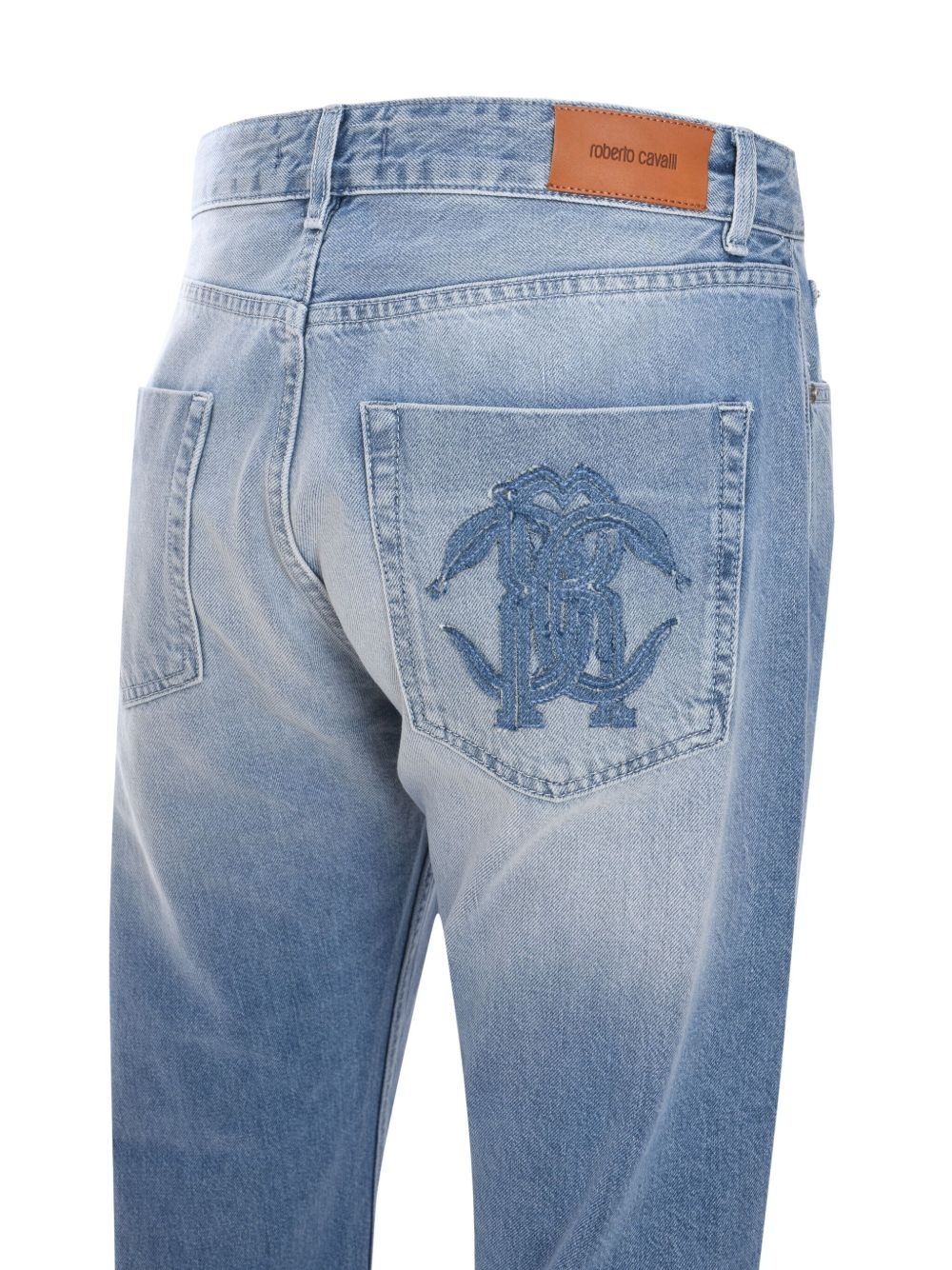 logo-patch jeans - 4
