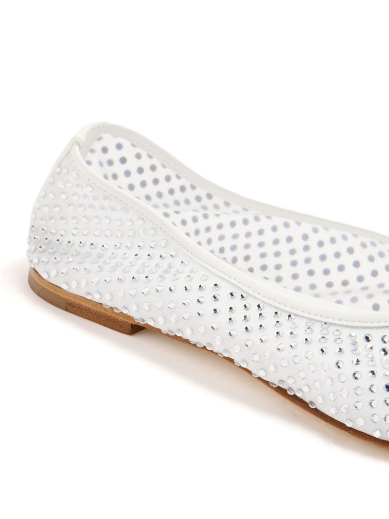 DEAR FRANCES Balla crystal ballerina shoes outlook