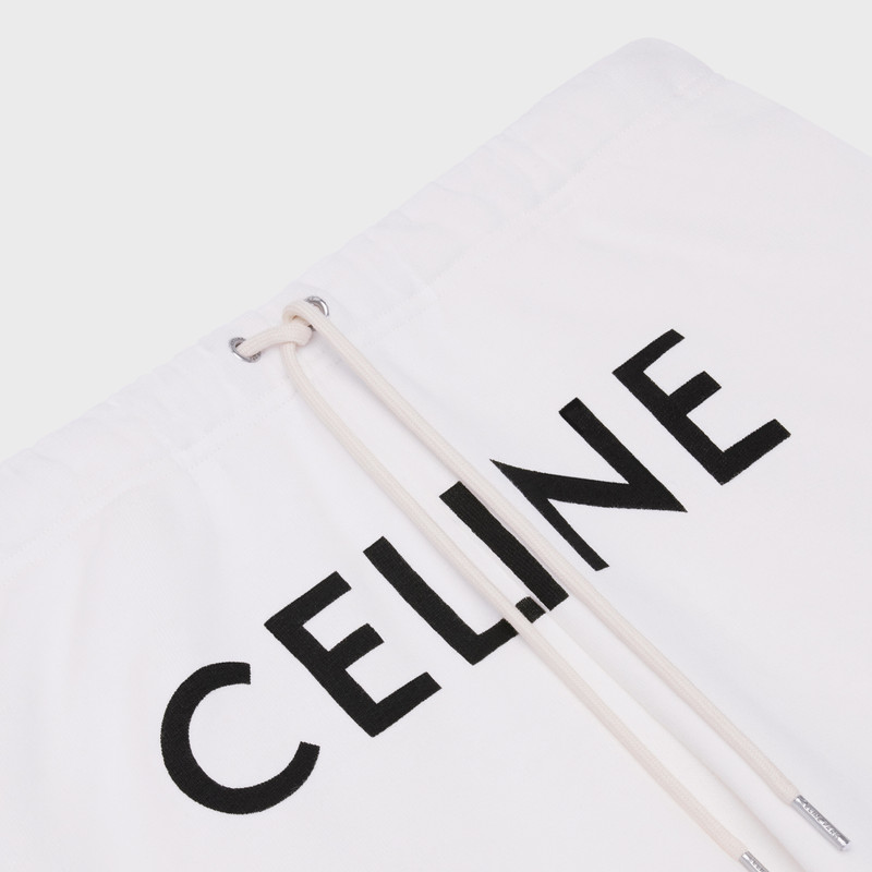 LOOSE CELINE SHORTS IN COTTON FLEECE 3