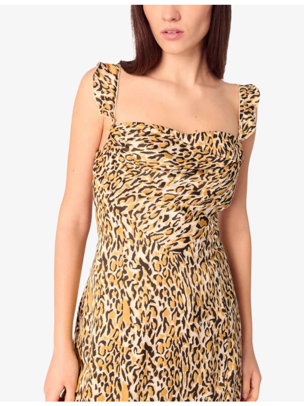Leopard-Print Sleeveless Woven Mini Dress - 6