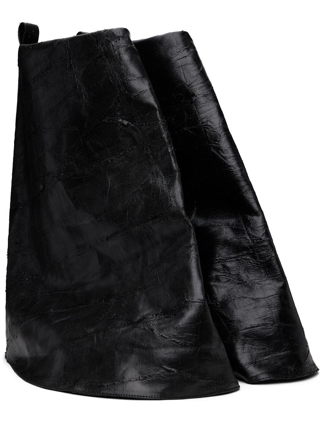Black Porterville Low Fetish Boots - 4