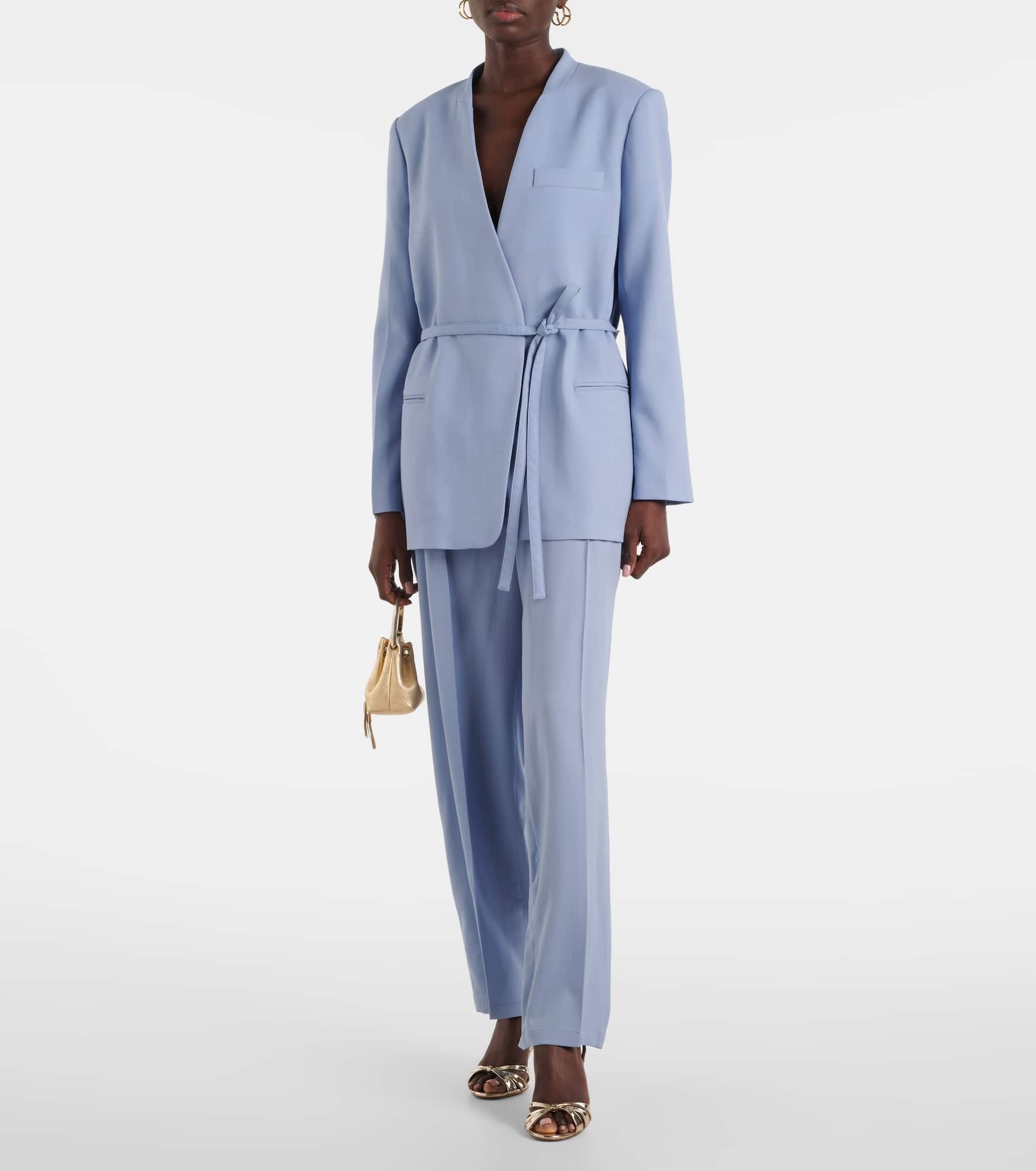 Victor wool crêpe jacket - 2