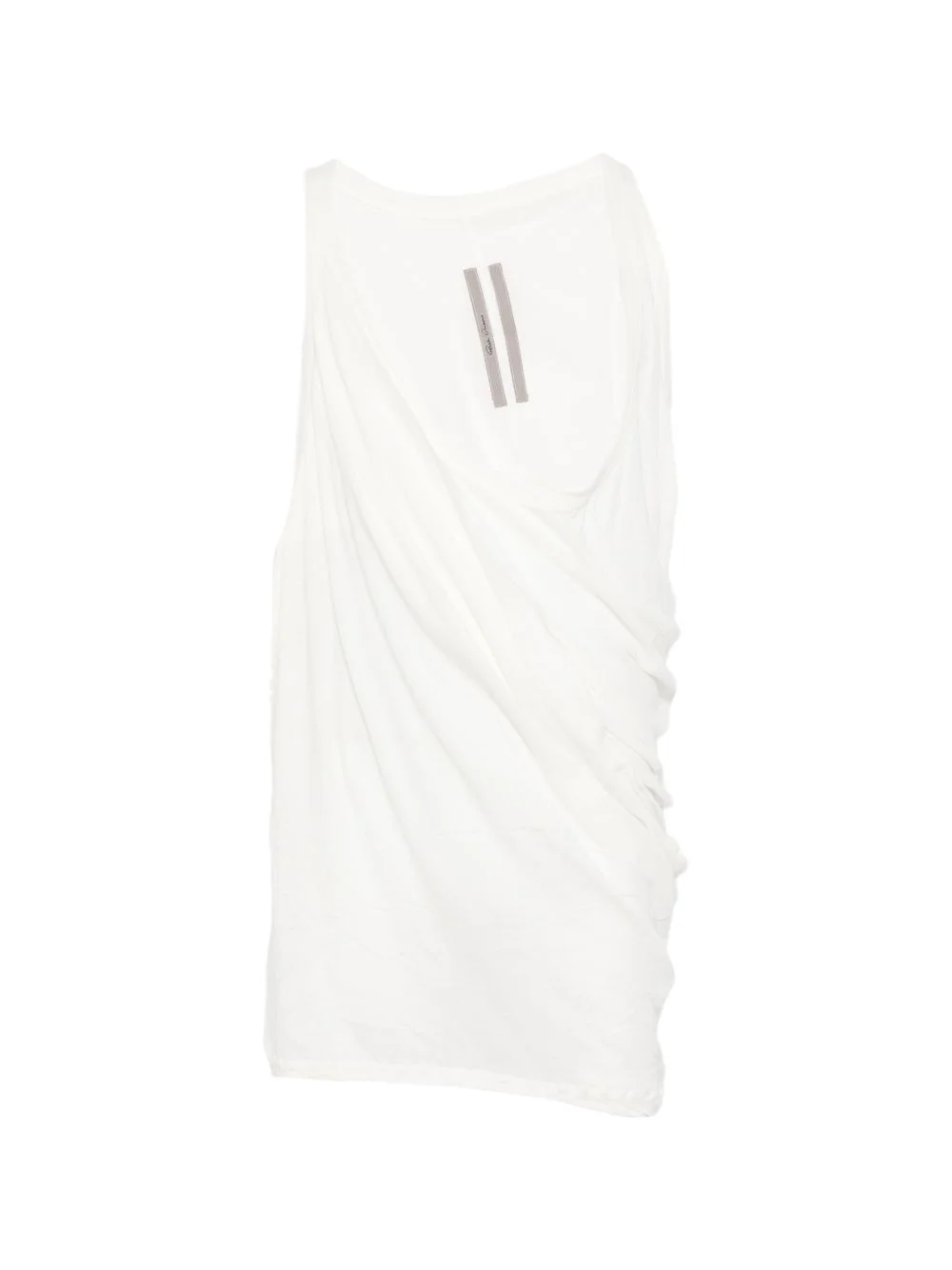 draped sleeveless tank top - 1