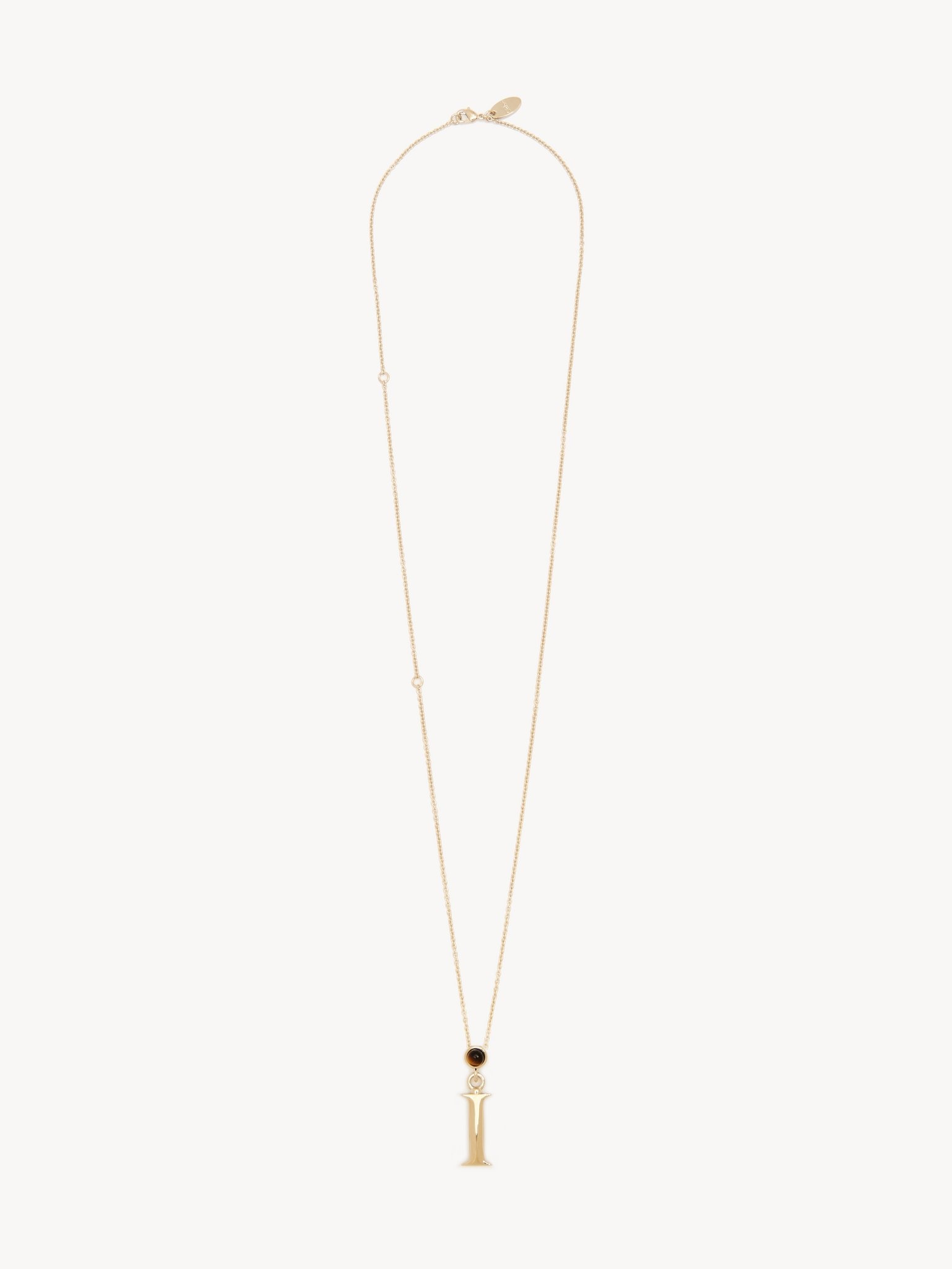 ALPHABET NECKLACE WITH PENDANT I - 1