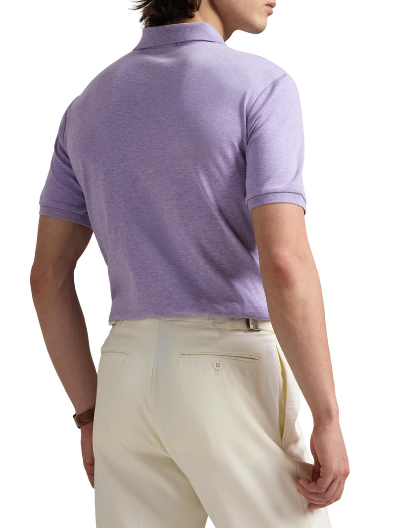 Men's Cotton Slim-Fit Polo Shirt - Amethyst Heather 4