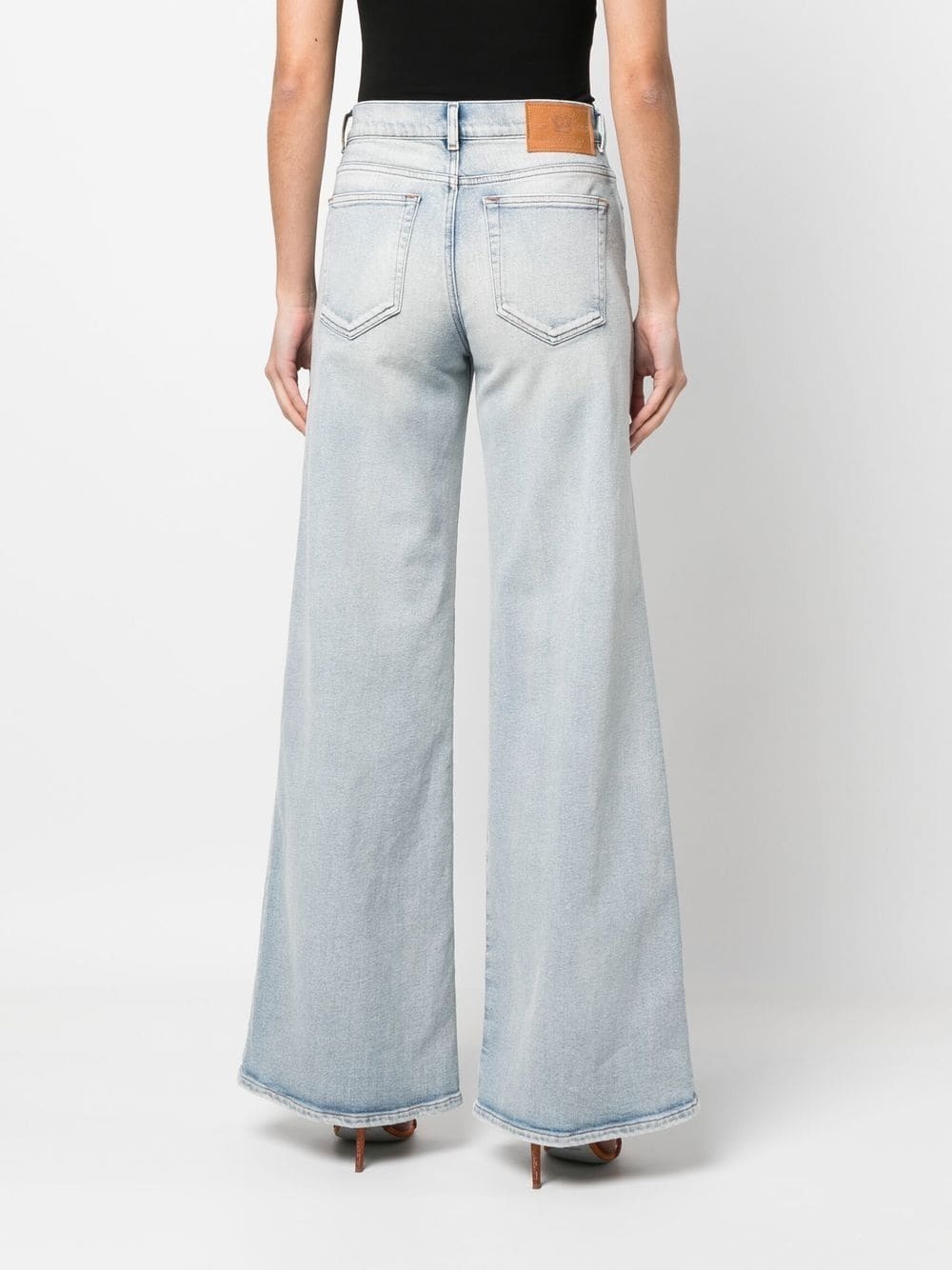 1978 flared wide-leg jeans - 4