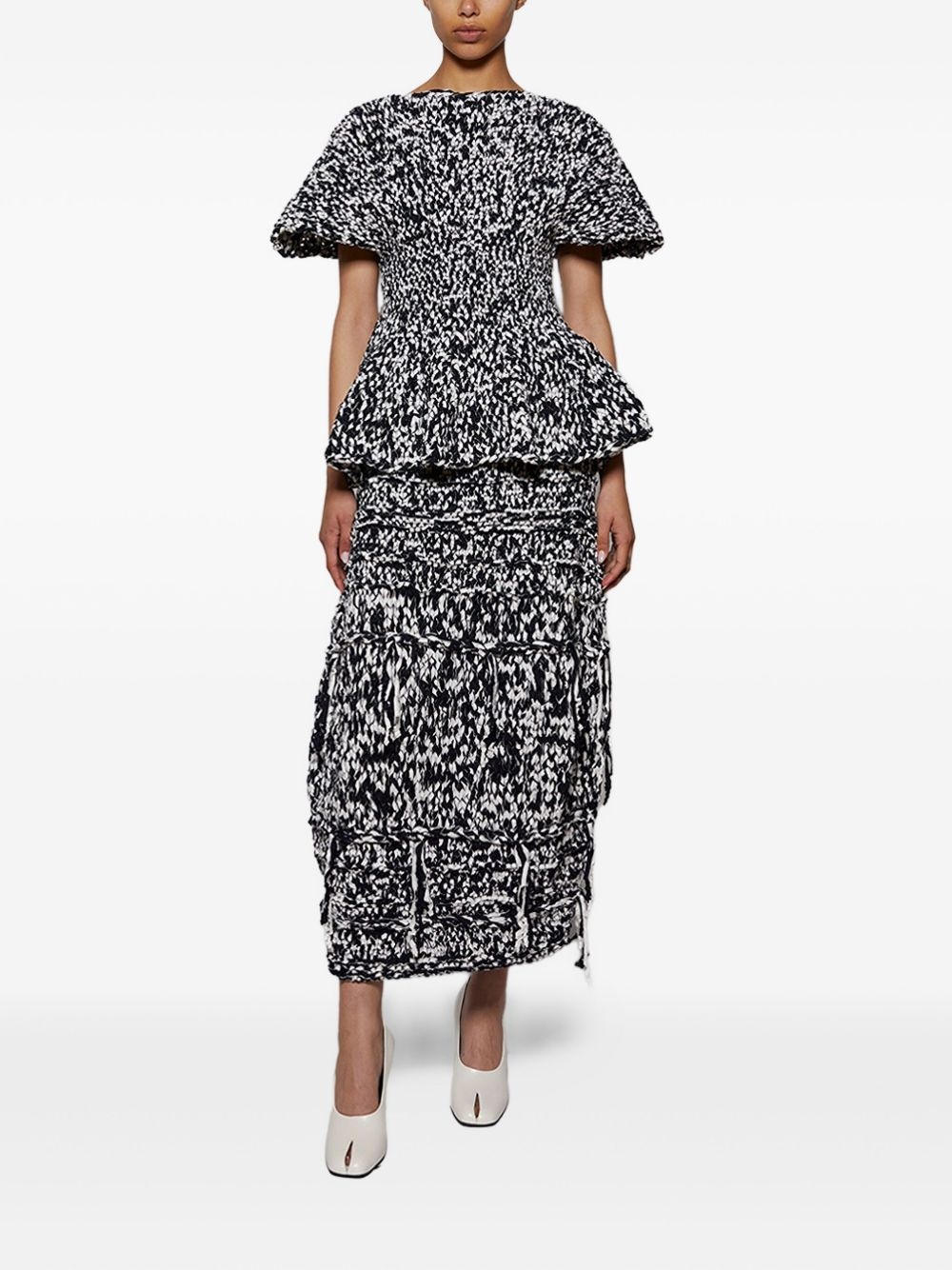 Inna drawstring tiered skirt - 2
