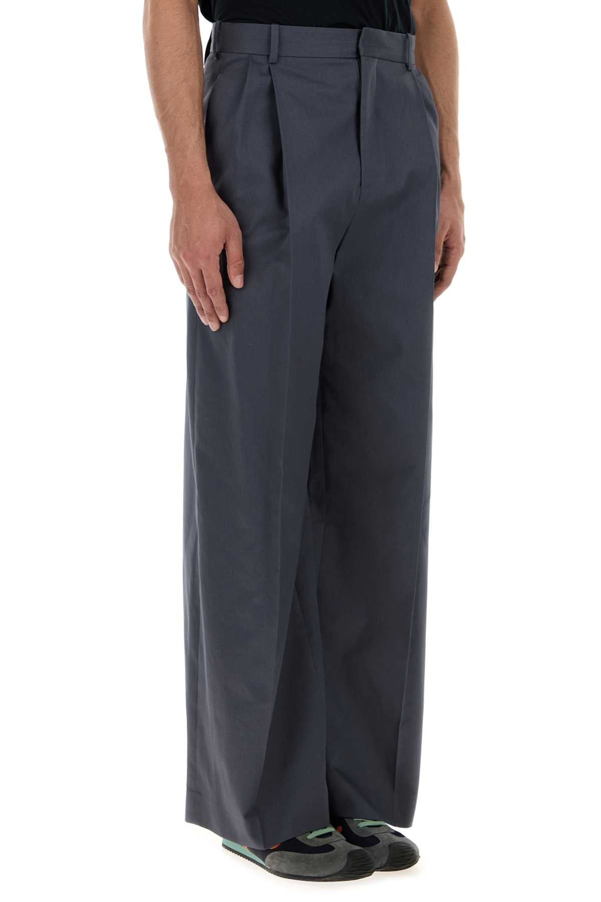 Loewe Men Air Force Blue Cotton Pant - 3