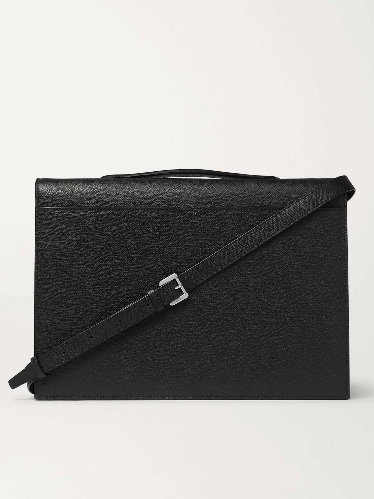 Pebble-Grain Leather Briefcase - 1