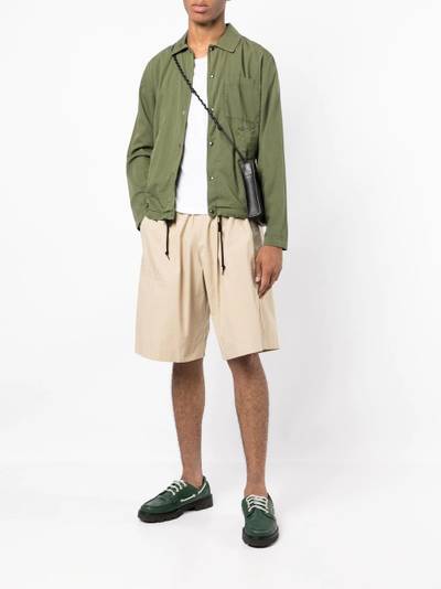 Universal Works drawstring cotton shirt jacket outlook