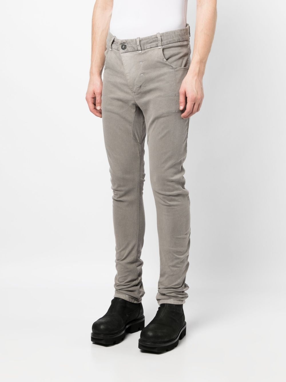 mid-rise skinny trousers - 3