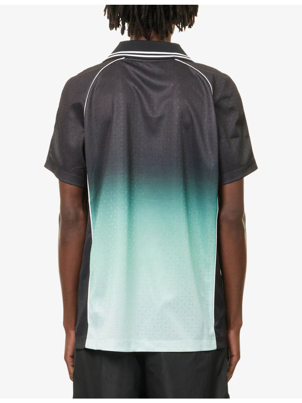 Logo-Print Football Woven Top - 4