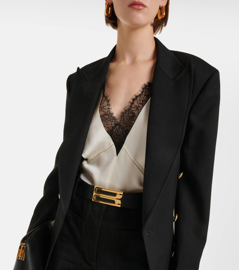 Victoria Beckham Leather belt outlook