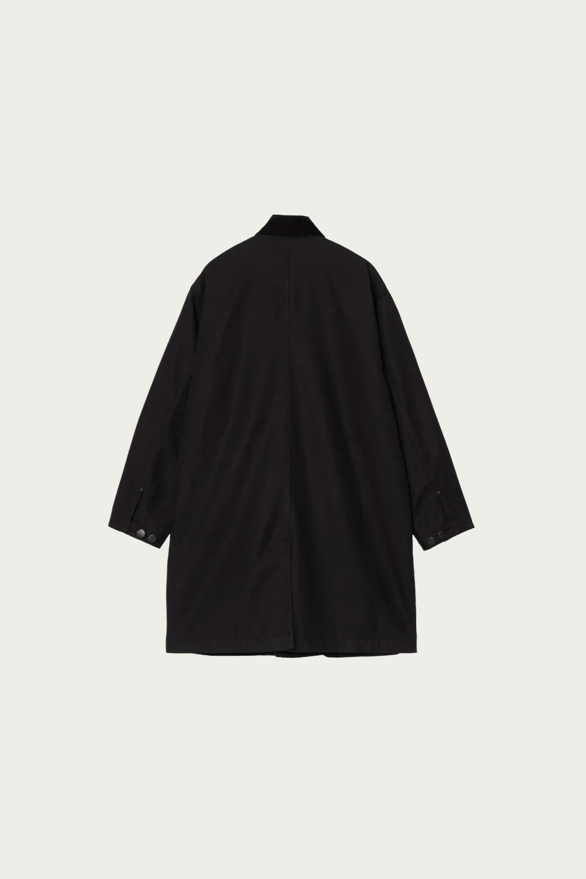 Webster Coat - Black/Black Rinsed - 3